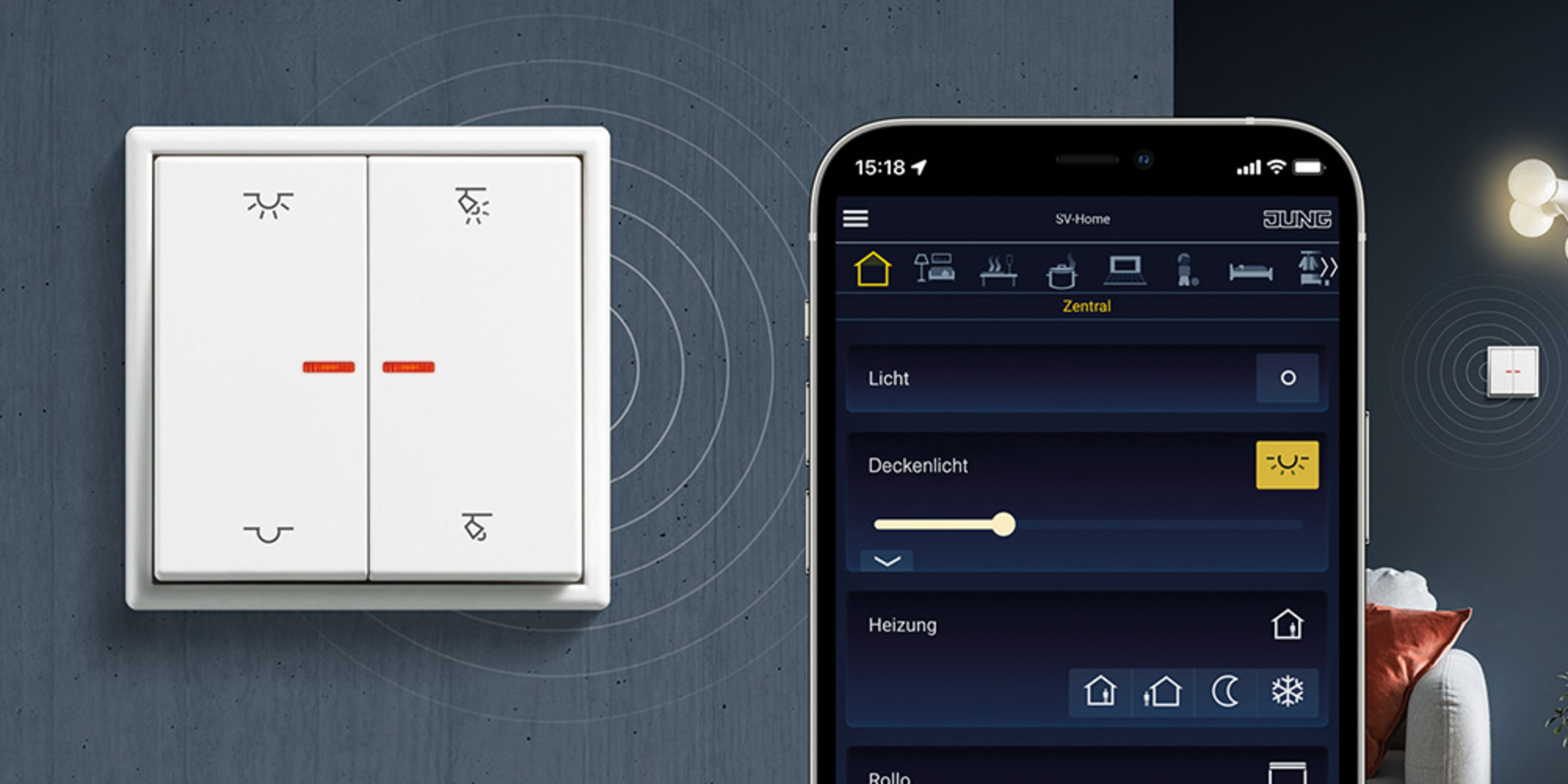 KNX RF Taster bei Elektrotechnik Florian Schmitt in Gemünden